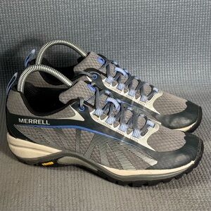 Merrell‎ Women's Siren Edge 3 Hiking Shoes Gray & Blue Size 7.5